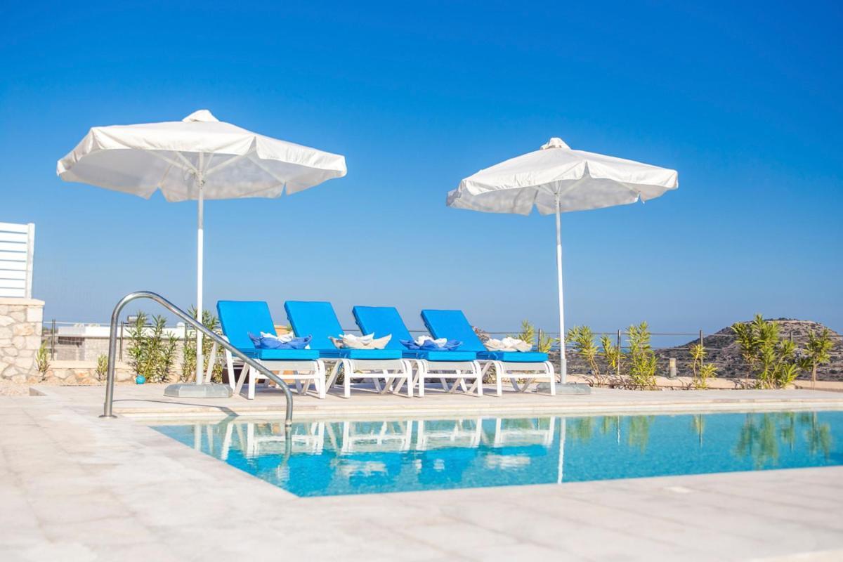 Afantou Villa Sleeps 8 With Pool And Air Con Luaran gambar